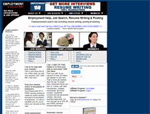 Tablet Screenshot of employment911.com